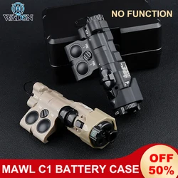 Wadsn MAWL-C1 Plus Battery Case, manequim tático, Nylon Battery Box, Upgrade Caça, Airsoft Apontando Dispositivo, Caixa de bateria militar, CR123