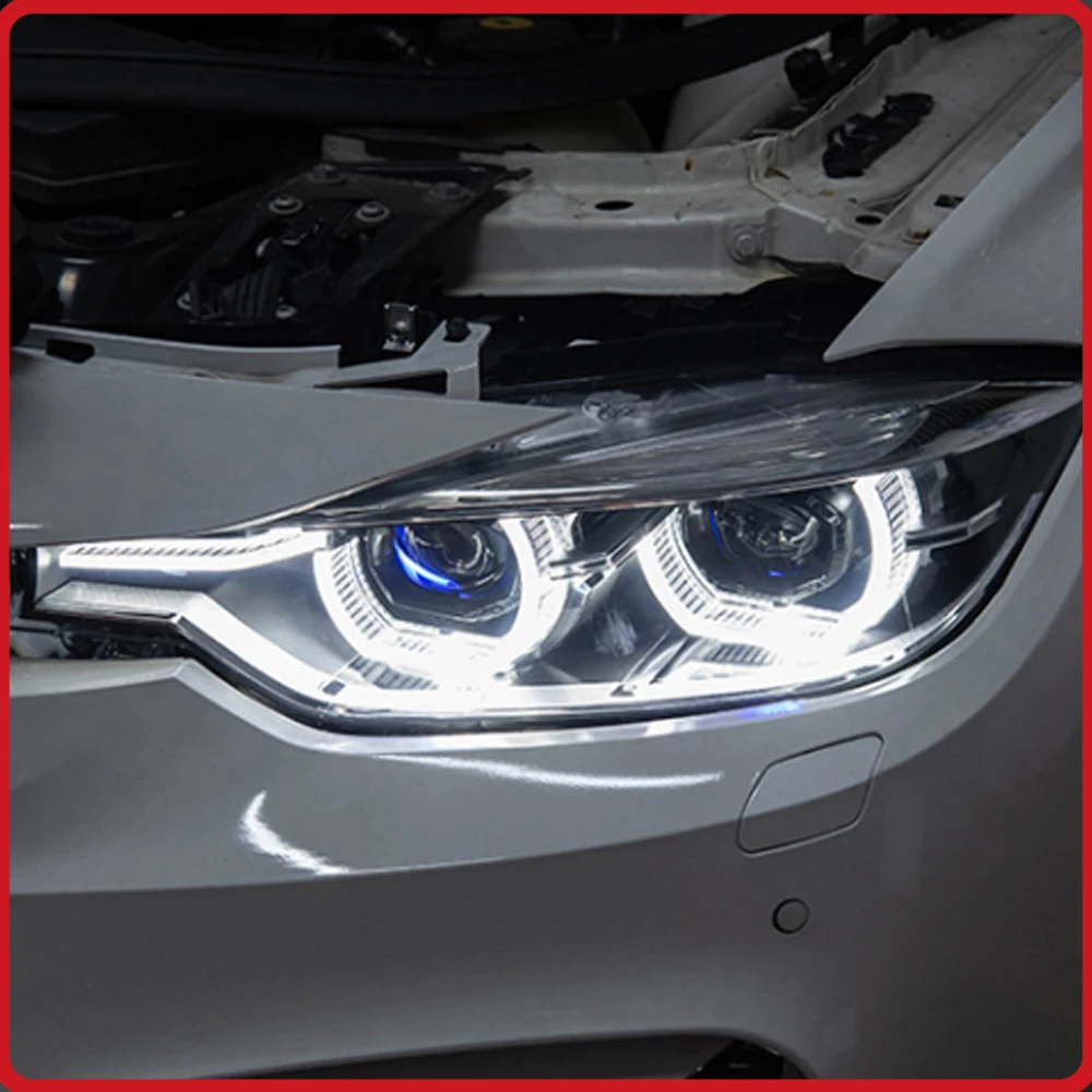 

For BMW 3 Series F30 2013-2018 Car Headlights Assembly Upgrade LED Accessories,Flashing Turn Light,Plug and Play,Startup Effect
