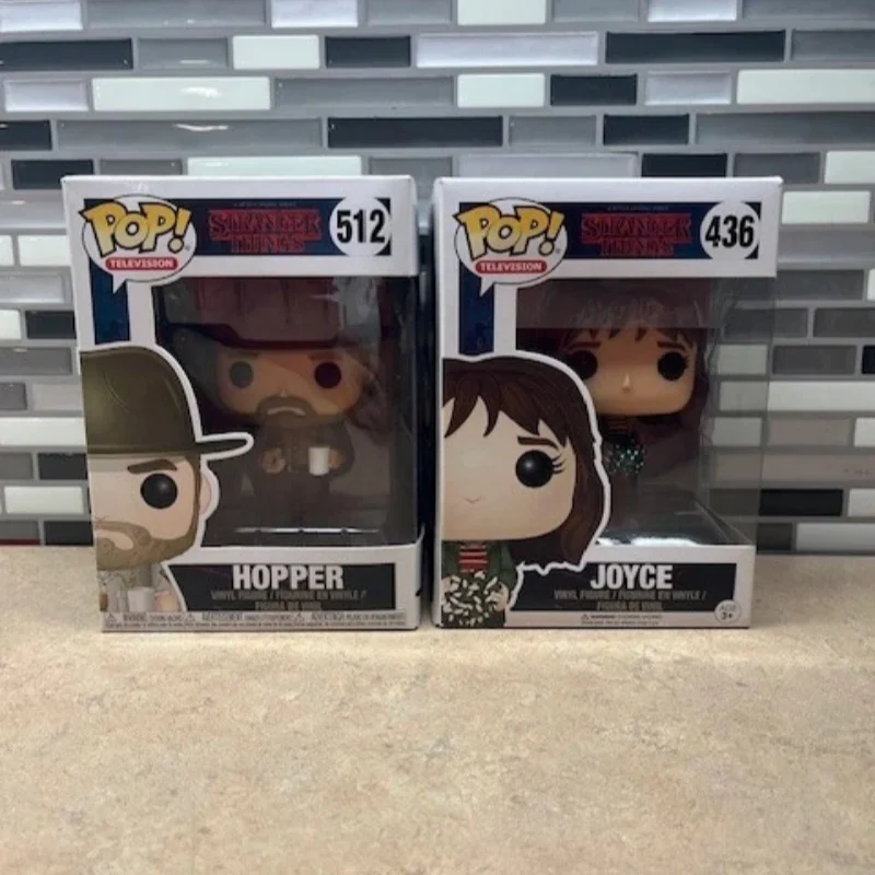 Figura de Acción Original de Funko Pop de Stranger Things, Hopper # Colección de Muñecos de Vinilo de Edición Limitada 512, Juguetes de Colección, Decoración
