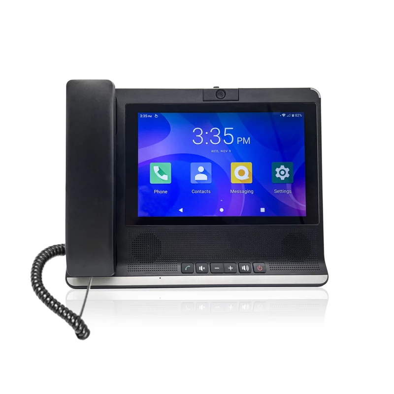 

4g LTE Card Smart Android 12 Wireless Landline Desktop Video Telephone with 8 Inch Touch Screen