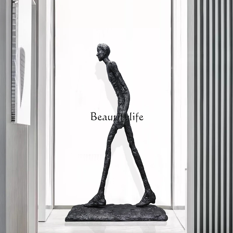 Abstract figure large floor-to-ceiling ornament sales office lobby decoration hotel soft decoration