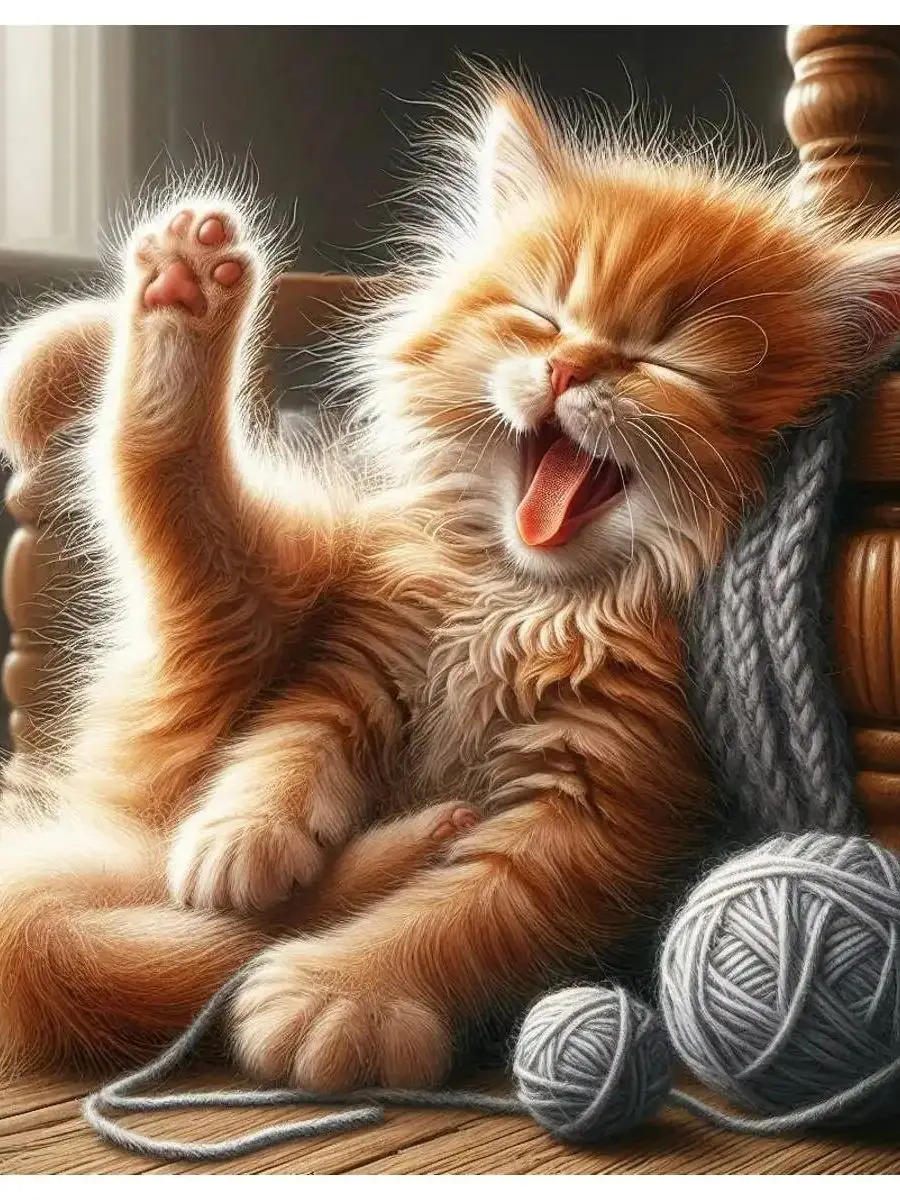 Ein verspieltes Katzen-Kreuzstich-Set zum Selbermachen, 11CT/14CT, Stickerei, Hobby, Wandbild, Bastelzubehör – Detail 1