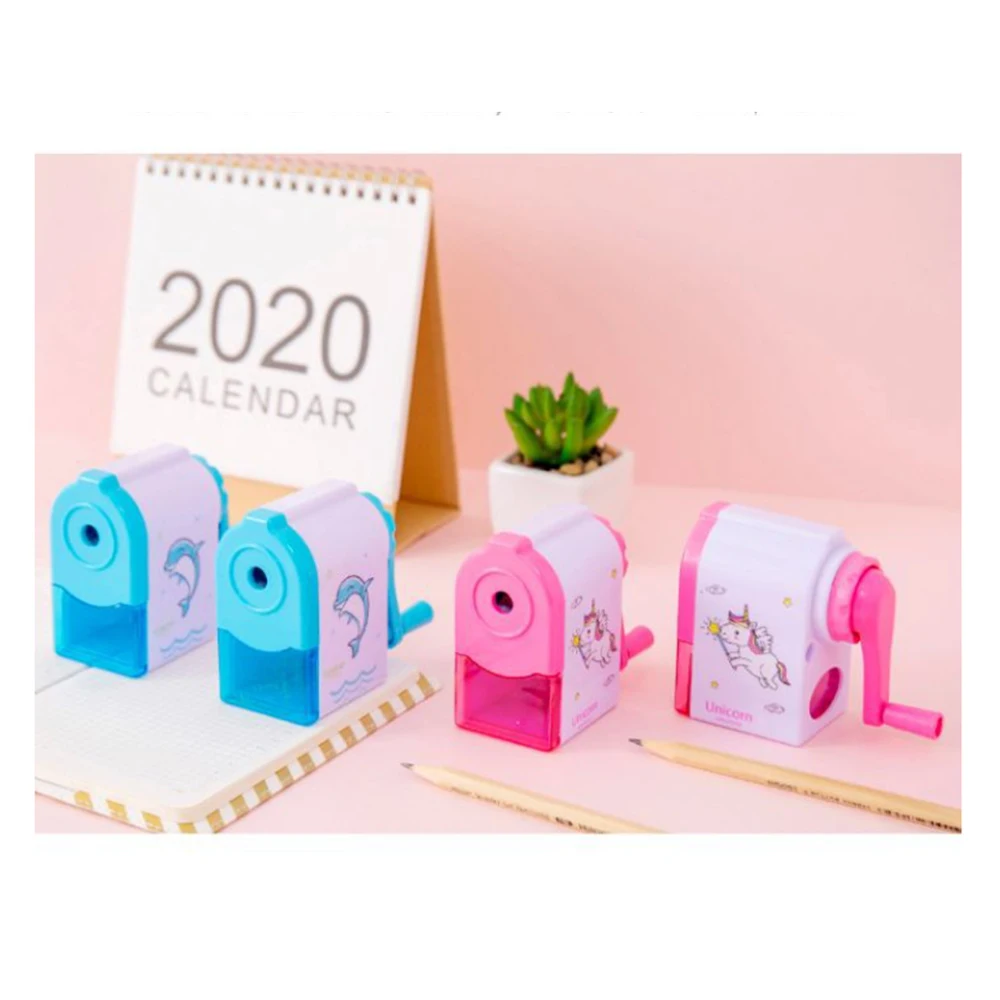 Office Supplies Hand Cranked Functional Lovely Efficient Easy To Clean Manual Pencil Sharpener Creative Unique Convenient Novel