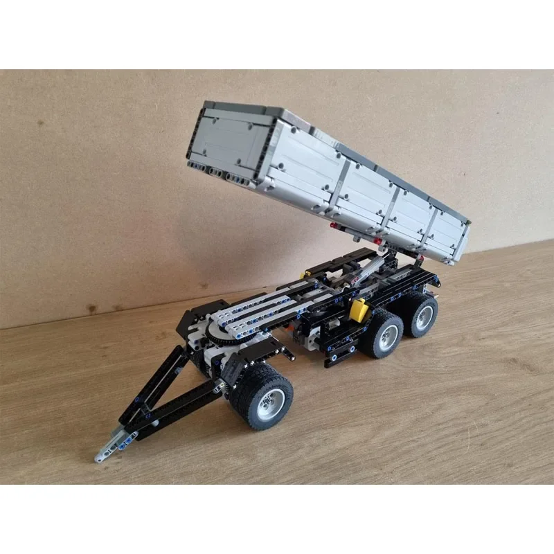 

MOC-204225 Cargo Transport Dump Trailer Building Block Model 1070 Parts Boys Children Birthday Building Block Toy Gift