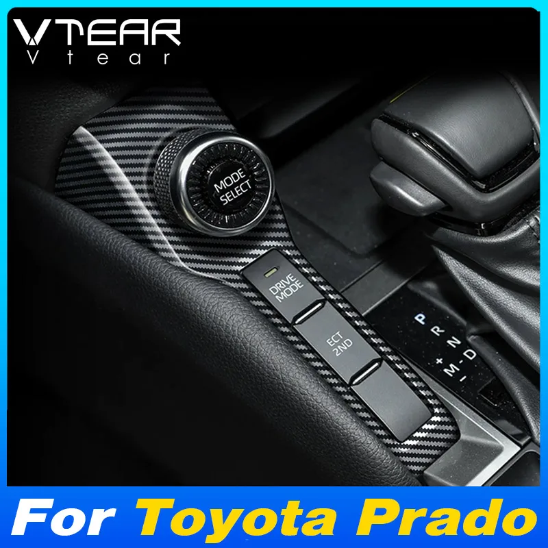 

Vtear ABS Start Button Center Console Cover Anti-Scratch Car Interior Decoration Accessory For Toyota Prado LC250 2024-2025