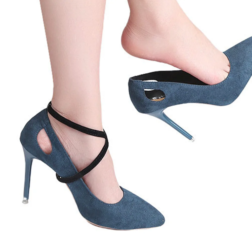 

6Pairs High Heels Anti-Slip Pads Adhesive Heart Shaped Shoe Inserts Stabilizer Prevent Foot Sliding Cushion for Dancing