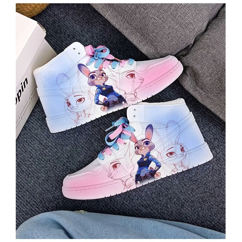 Disney Zootopia Series Judy Hopps Cartoon Cute Limited Edition High-Appearance Anime Creative Personalized Shoes Birthday Gift