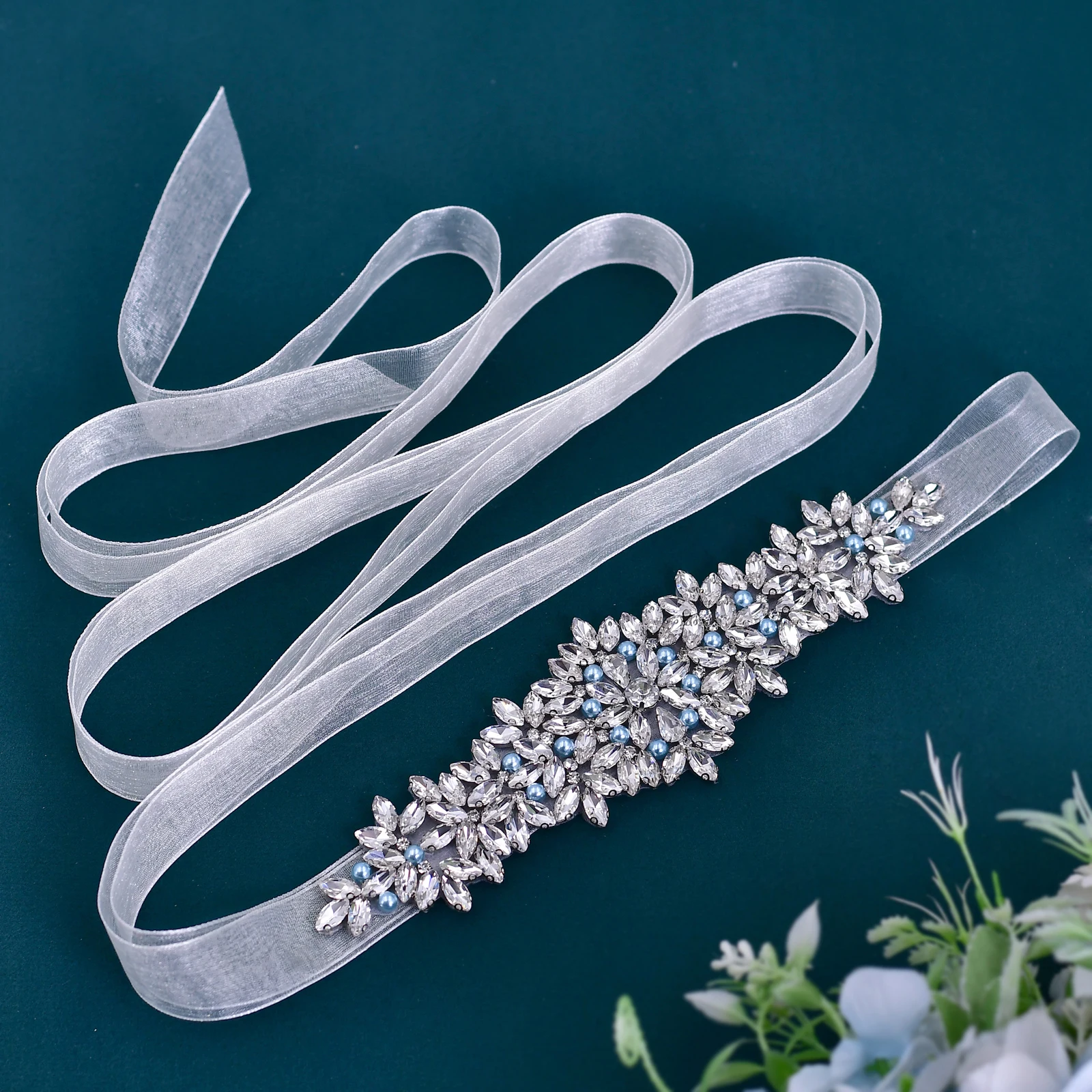 Woman Belt Diamond Handmade Belt For Bridal Wedding Accessories Dress Waist Decoration Lady Party Woman Accessories Brides S121