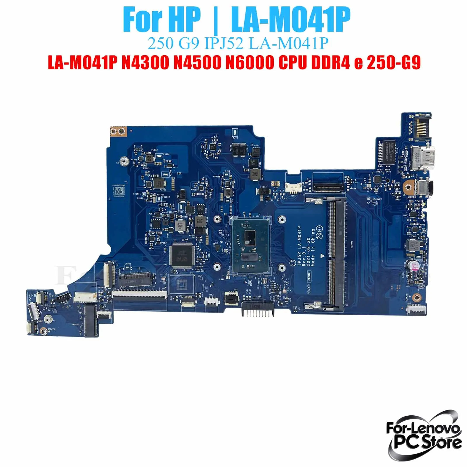 

LA-M041P For HP 250-G9 LA-M041P Notebook Motherboard 100% Tested Laptop Mainboard