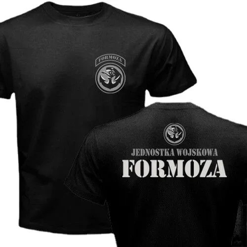 streetwear fashion vintage New JW Formoza Polish Naval Special Frogmen Groups Forces Army Military Men T Size S-5xl heavyweight