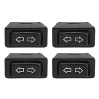 4PCS 5Pin Power Window Switch Car Universal Glass Lift Drive Switches with Green Lamp DC12V 24V Car Window Switch