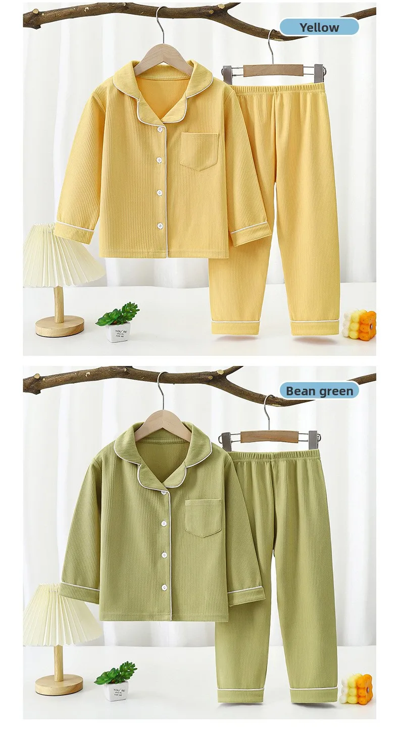 Baby Mädchen Kleidung Pyjama-Sets Jungen Schlafanzüge Kinder Homewear Baumwolle Frühling Herbst Nachtwäsche Kinderzimmerkleidung Pyjama-Anzug – Detail 6