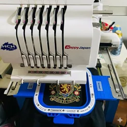 Happy Japan HCS HCH HCD HCU HCR  HCM HCG Embroidery Machine with Sewtalent Magnetic Mighty Hoop Master Embroidery machine Hoops