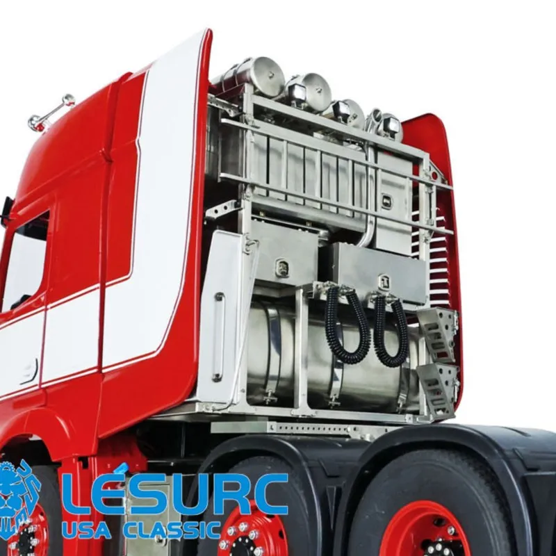 

LESU 1/14 RC тягач 3363 кабина с дистанционным управлением прицеп автомобиль металлическое шасси ESC мотор сервопривод взрослые уличные игрушки