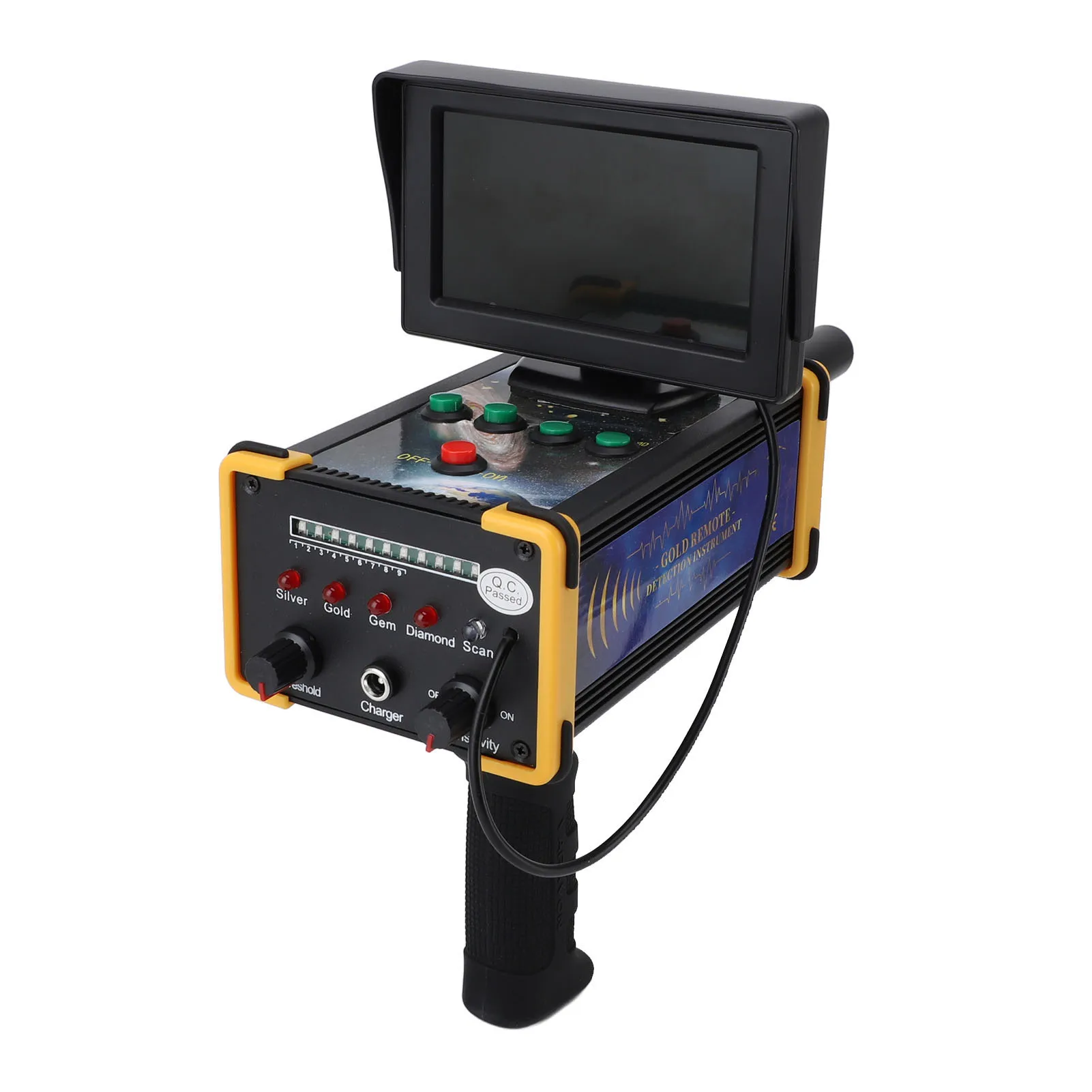 20m Depth GRM5 Metal Detector High Sensitivity Precise Detection 400 to 470mhz Metal Scanning Device for Gold Silver