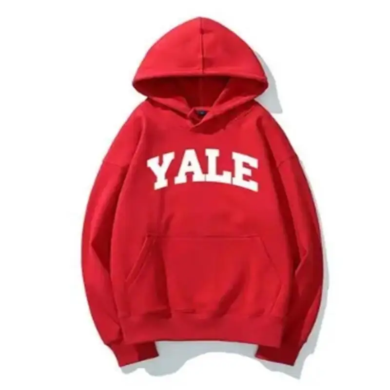 Yale University Unisex Long Sleeve Printed Hoodie Casual Sweatshirt  Pullover Sweatshirt Adult Sportswear Classic Simple Trendy