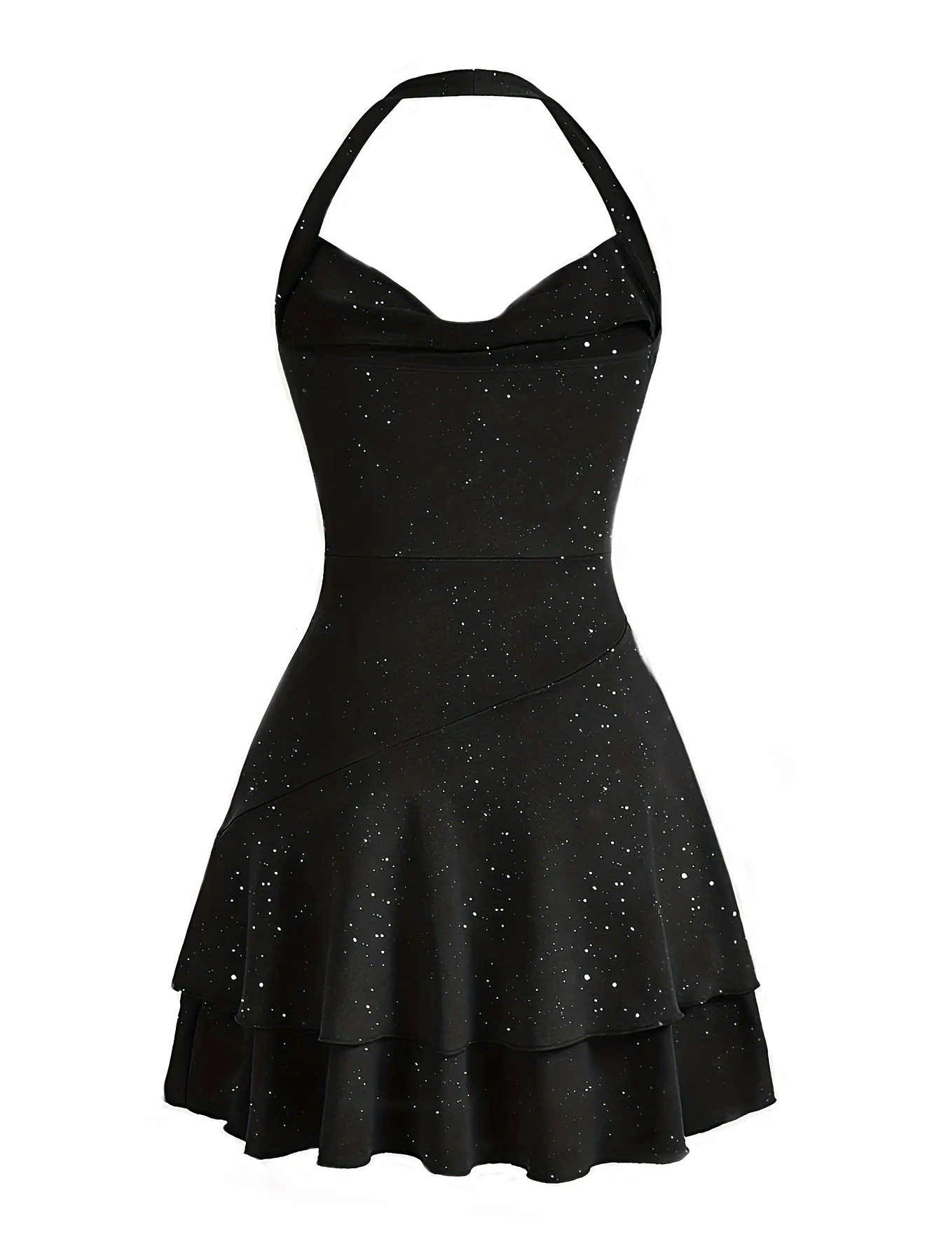 2025 verão novo feminino lantejoulas pescoço sem mangas vestido de lantejoulas elegante brilhante com decote em v glitter mini vestidos