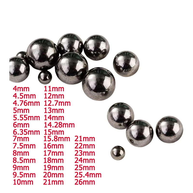 Solid iron ball smooth circular un quenched iron ball diameter 4mm-27mm 2.8kg per bag used for welding  hardware accessories