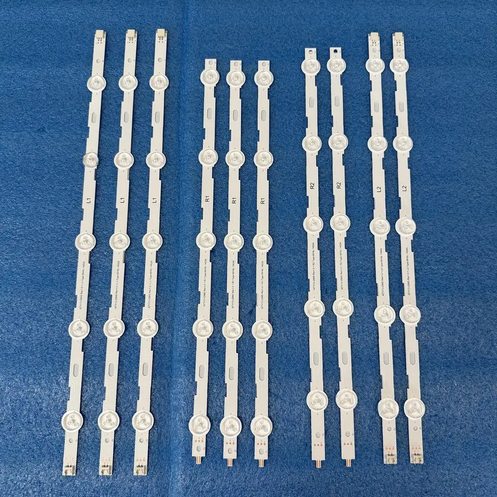 10pcs/set LED backlight 10LED For 42LN5200 42LN5300 42LN5204 AGF78379401 6916L-1402A1403A 1404A 1405A LC420DUE SF R5