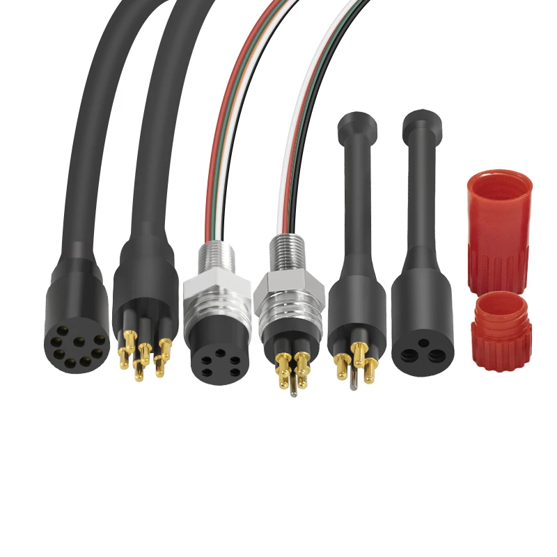 

Underwater Micro Circular Series 2/3/4/5/6/8 Contact Male Female Inline Cable Bulkhead Dummy Connector for Subsea ROV