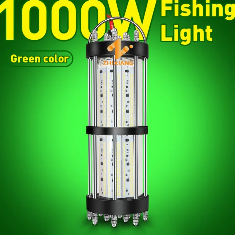 AC110V 220V 1000w Fishing Light IP68 Fishing Lights Sea Underwater Fishing Led Light