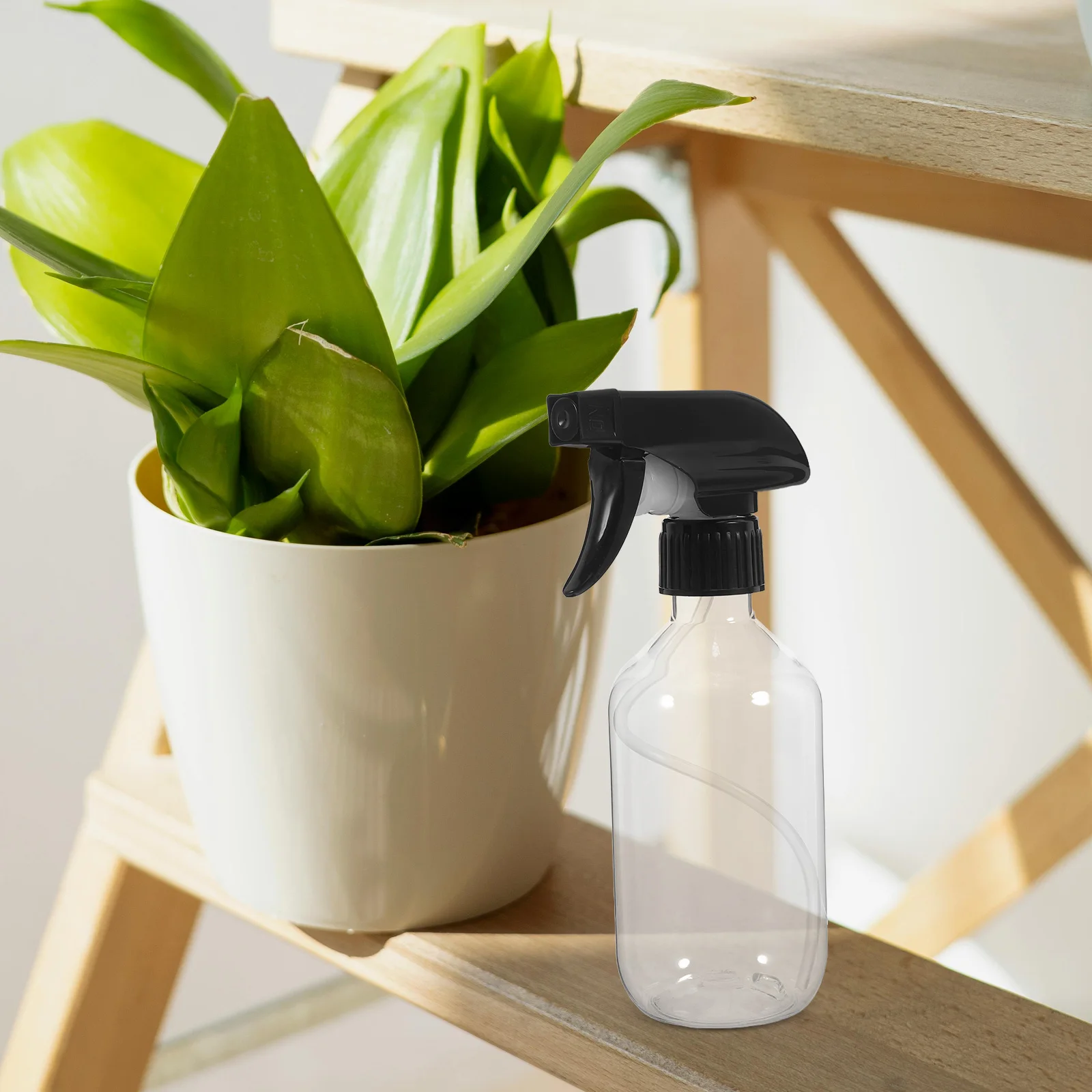 

2 Pcs Clear Spray Bottle Empty Bottles for Cleaning Sprayer Hair Misting Plants Plastic The Pet Flower Water Mister