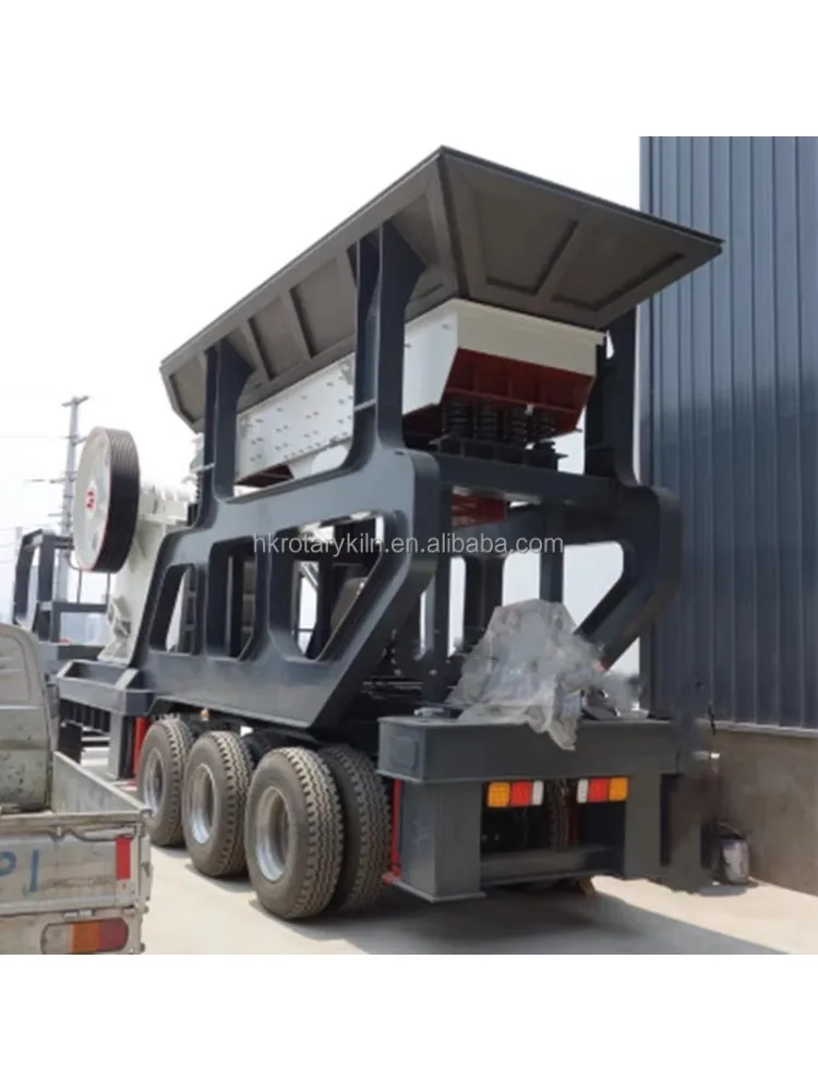 Crawlermounted Mobile Crushing Plant High-performance Crushing of Ore Rock Pebbles and Granite Easy to Operate One-year Warranty