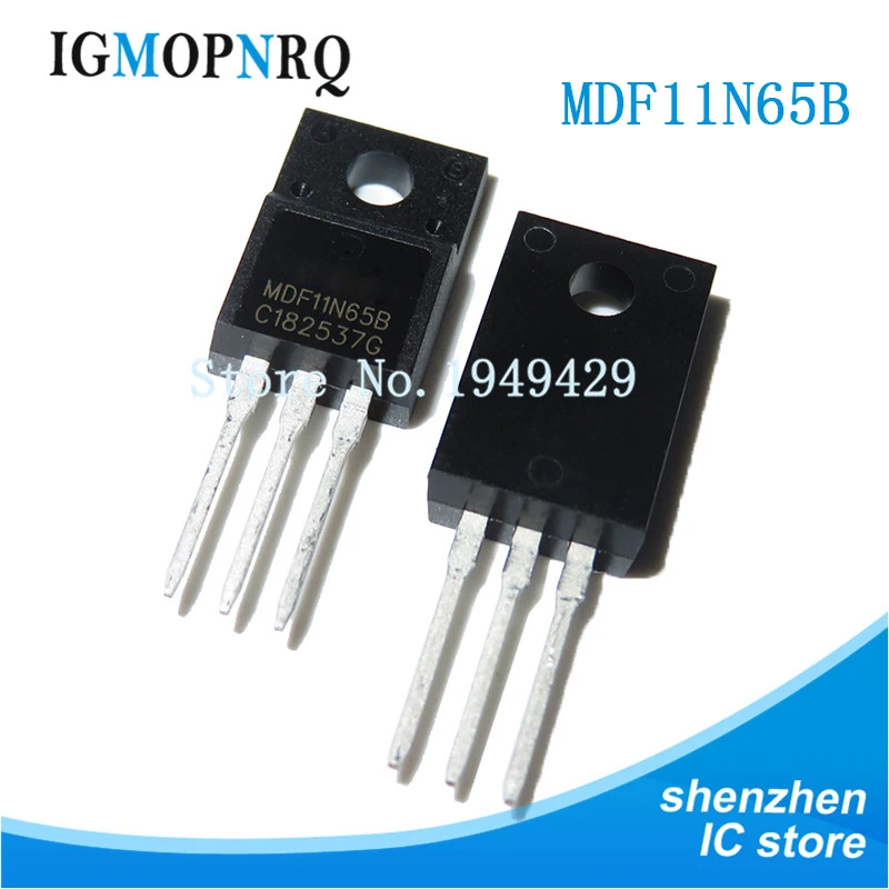 5 piezas MDF11N65B TO-220 MDF11N65 TO-220F MDF11N65BTH 650V 11A nuevo