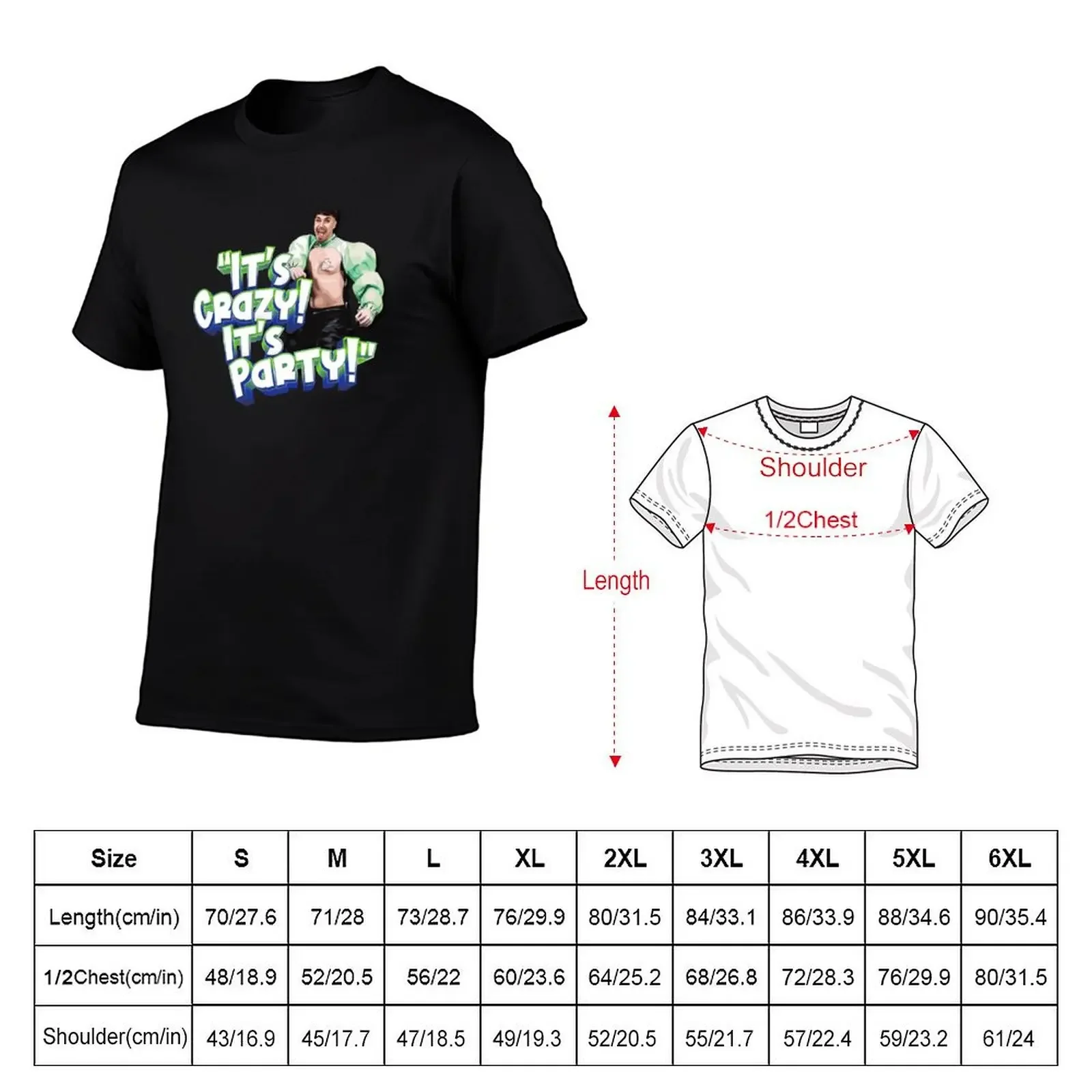 Cha Cha Cha - K??rij? - It's Crazy It's Party - Finland Eurovision 2023 T-Shirt tops blue archive anime stuff men workout shirt