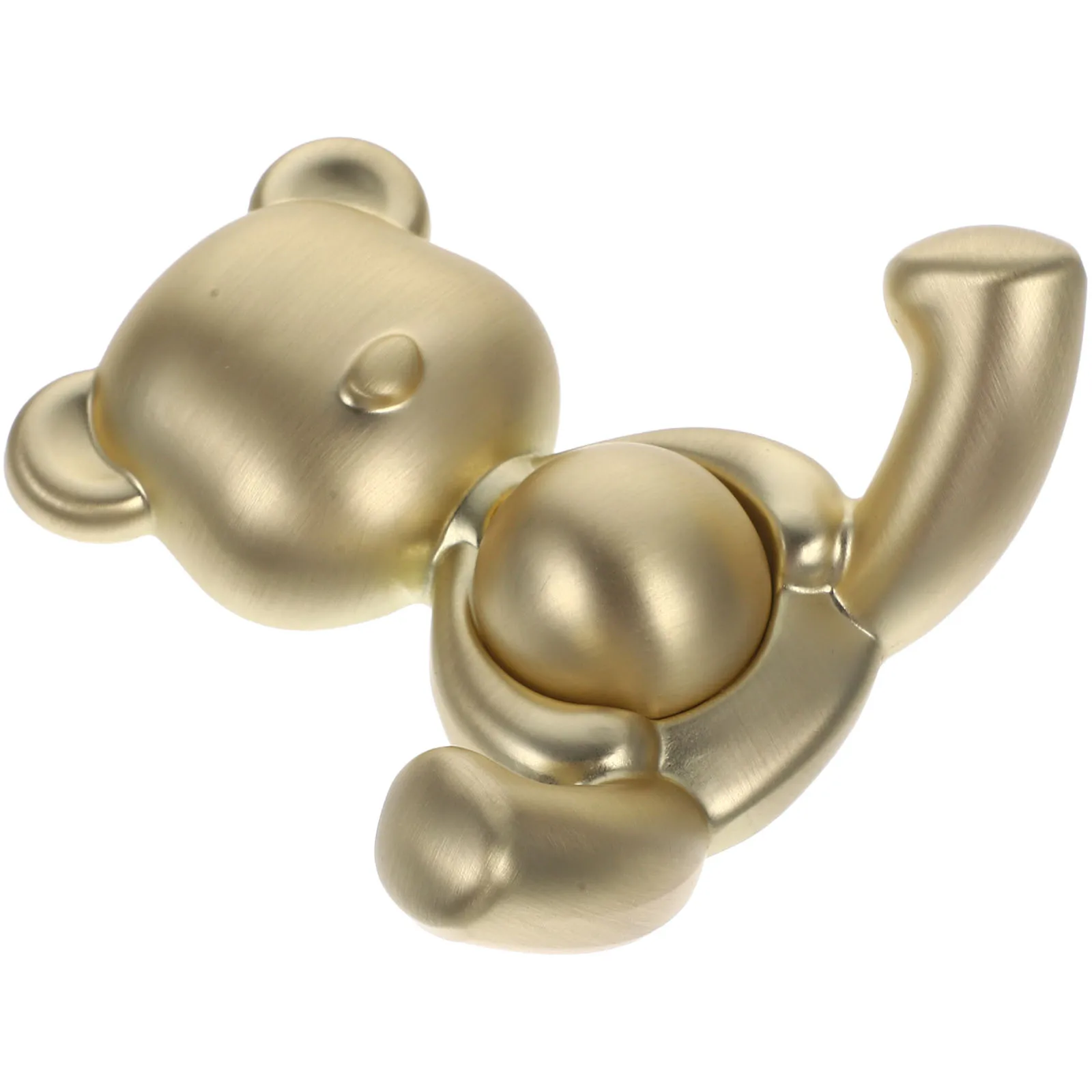

Cute Bear Hooks Coat Rack Zinc Alloy Purse Hook For Wall Copper Bedroom Bathroom Home Decor Multi Purpose