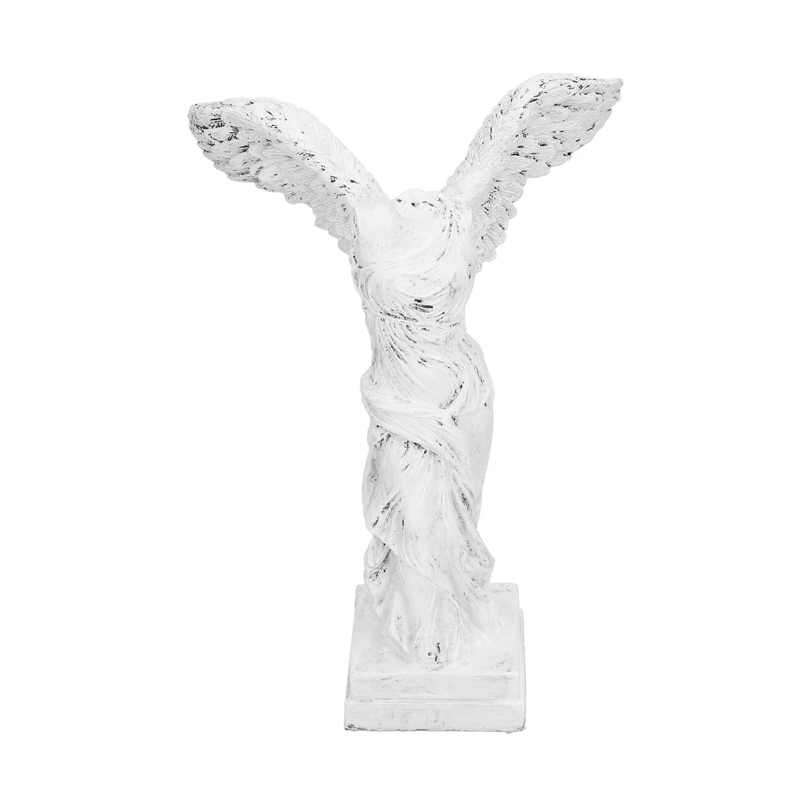 

Greek Goddess of Victory Creative Resin Character Sculpture With Wing Home Living Room Office Decoration Figurine