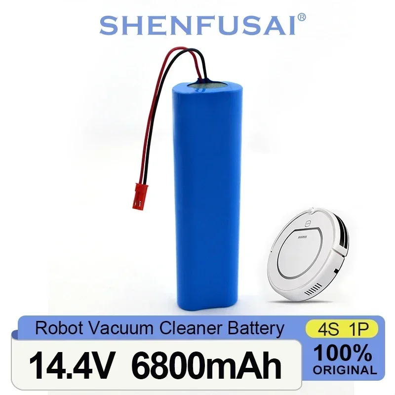 Novo 4S1P 14.4V 6800mah 18650 Bateria de Lítio Für ILIFE V3s Pro, V50, V5s Pro, V8s, x750 Roboter-staubsauger Batterie