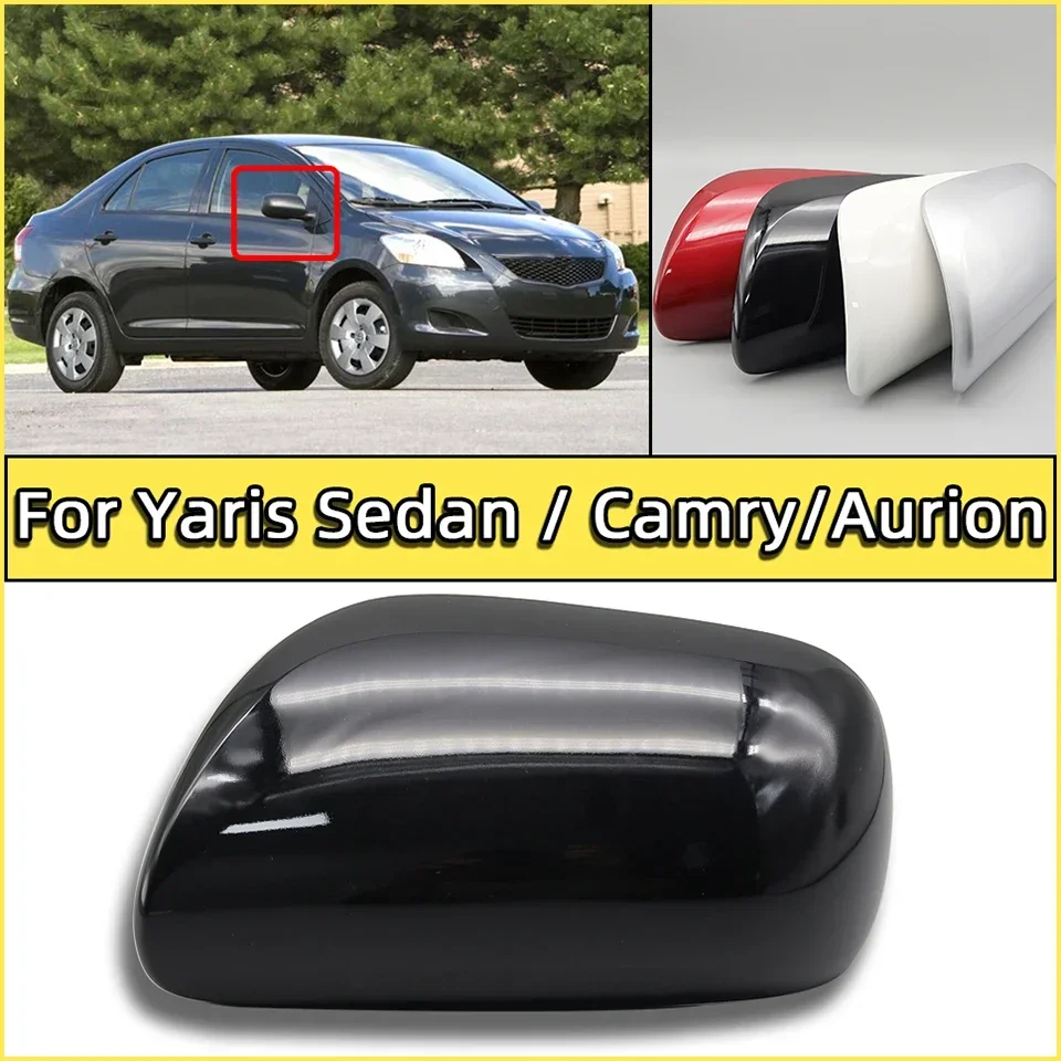 

Rearview Mirror Cover Shell Cap For Toyota Vios Yaris Sedan P90 2008-2013 Aurion Camry 2006-2011 High Quality Painted