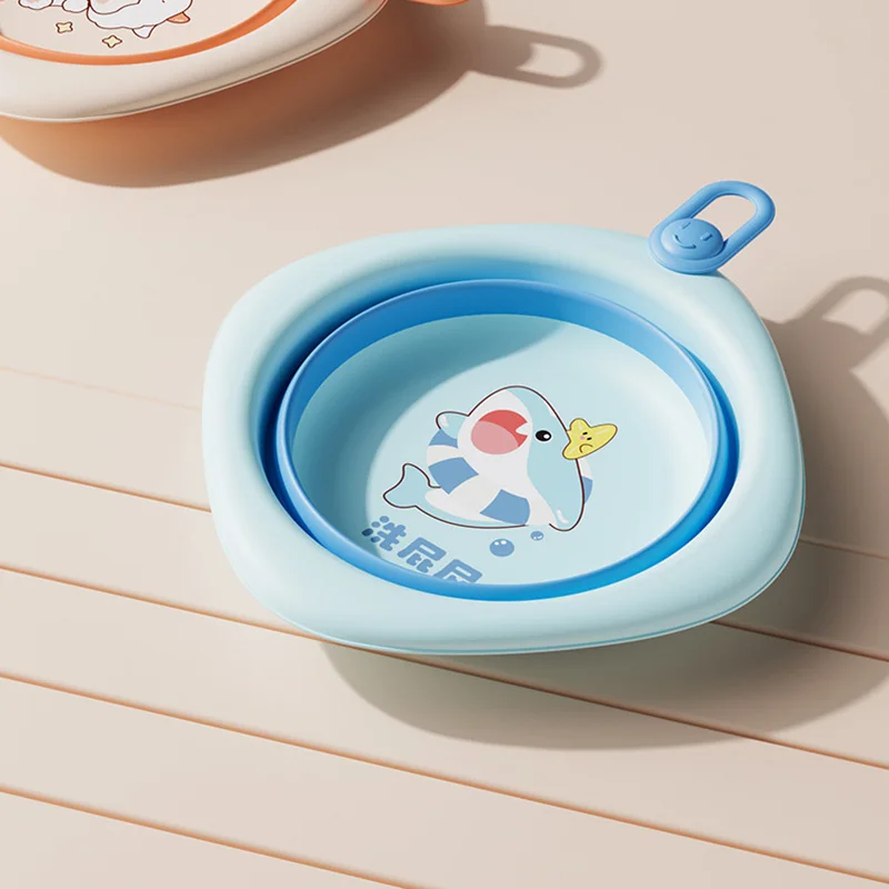 Opvouwbare waskom Waskuip Wastafel Opvouwbare waskuip Lanyard Design Badbassin Waskom voor dagelijks gezicht wassen Hand