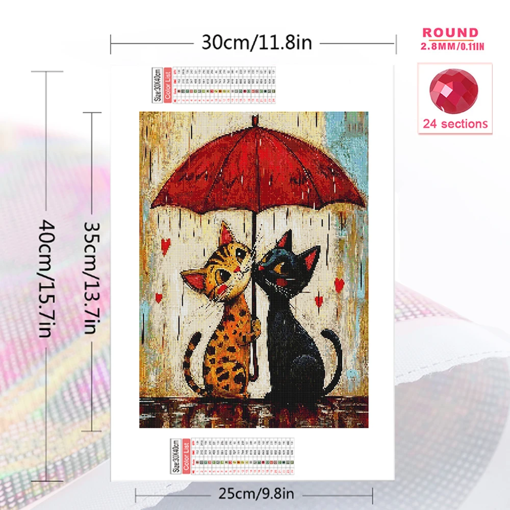 Evershine Diamentowy Obraz Kot – Art Craft Umbrella recenzja i cena