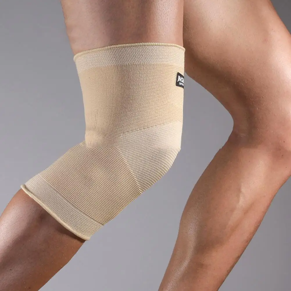 1Pc Practical Knee Stabilizer Skin-friendly Sweat Absorption Knee Support Braces Elastic Stretch Knee Compression Sleeve