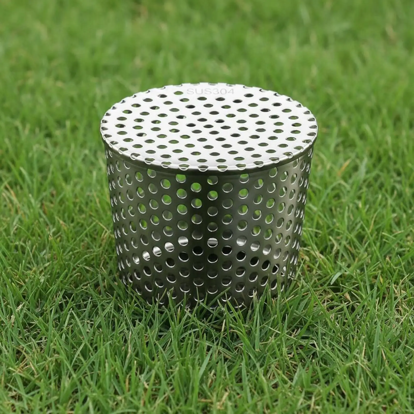 Outdoor Drainage Cover Stainless Steel Strainer Cap Leaf Filter for Terrace Balcony and Wall Holes