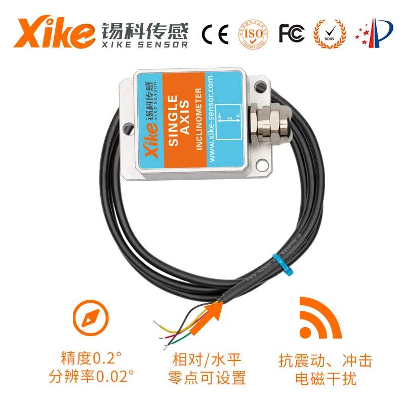XK290V single-axis voltage output inclinometer level sensor inclinometer angle measurement level