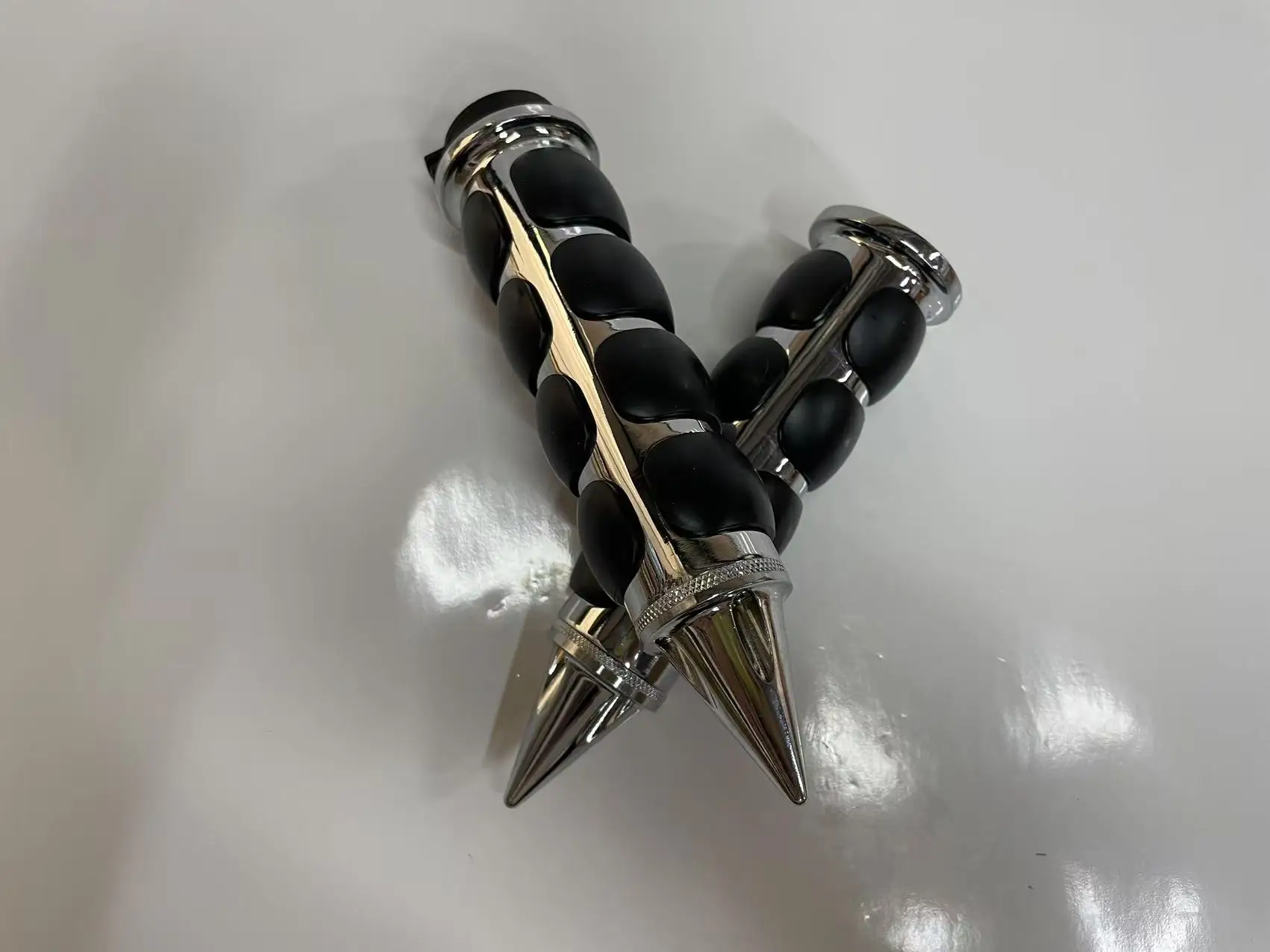 

Motorcycle Grips 1" 7/8'' 4Ring Air Cushioned Hand Throttle for Harley Honda Kawasaki Suzuki Yamaha Bikes Cruiser Accessories