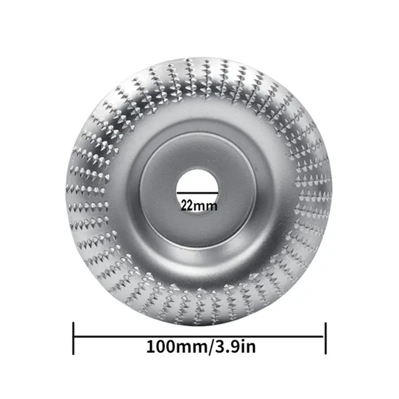 4inch Abrasive Angle Grinder Disc 16/ 22mm Wood Angle Grinding Wheel Abrasive Disc Sanding Carving Rotary Tool