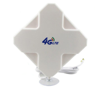 NEW Antennas 3G 4G LTE Mimo Antenna 35dBi Dual TS9 CRC9 SMA for Huawei ZTE for 4G Modem Router Signal Amplifier 2M Cable