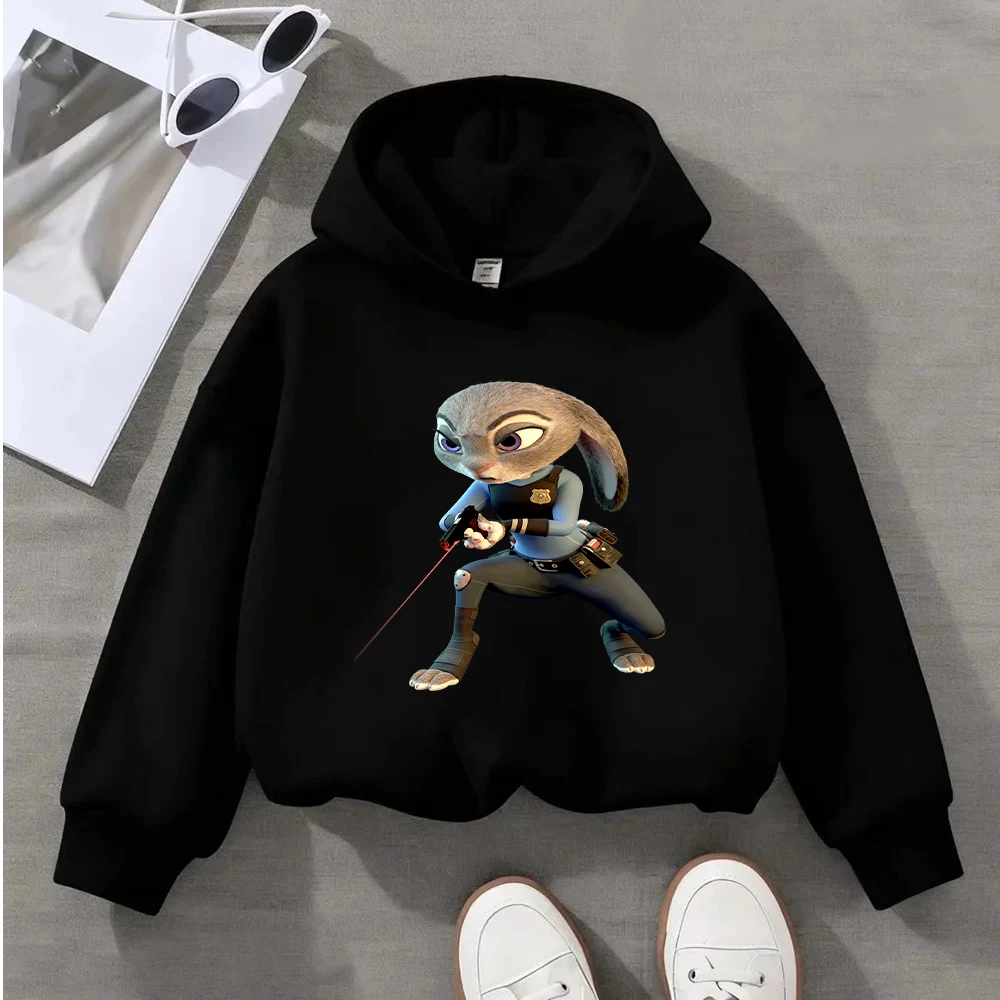 

Disney Zootopia Judy Hopps Police Rabbit Hoodie Sweatshirt for Kids Adults Casual Cosplay Costume