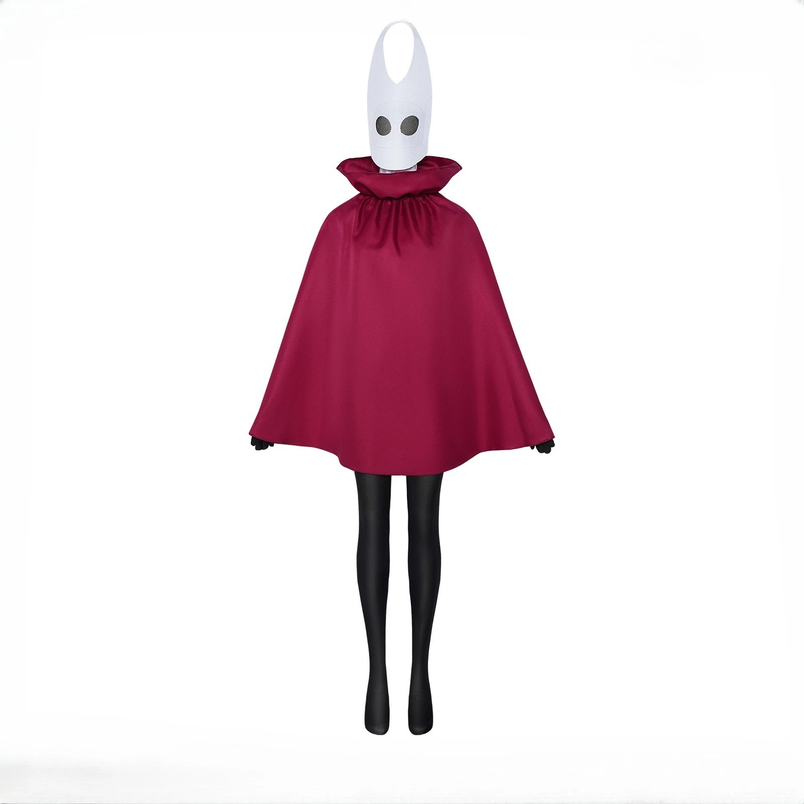 

Новый женский костюм для косплея, игровой наряд, плащ в стиле фэнтези на Хэллоуин, карнавальные подарки, вечерние детские накидки с изображением призрака, винно-красный комплект плащ