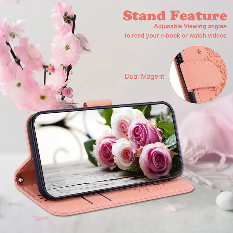Stand Flip Wallet Case für Samsung Galaxy A57 A56 A55 A54 A53 A52S A42 A35 A36 A37 A34 A33 A32 4G 5G Leder Schutzhülle – Detail 25