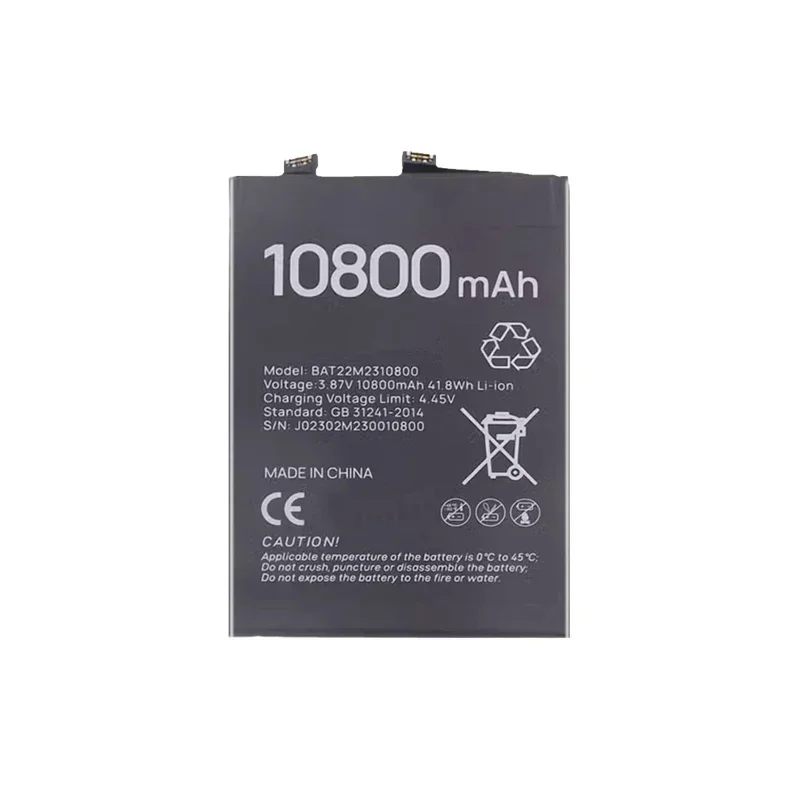 10800mAh Replacement Battery BAT22M2310800 For DOOGEE S110 Smartphone