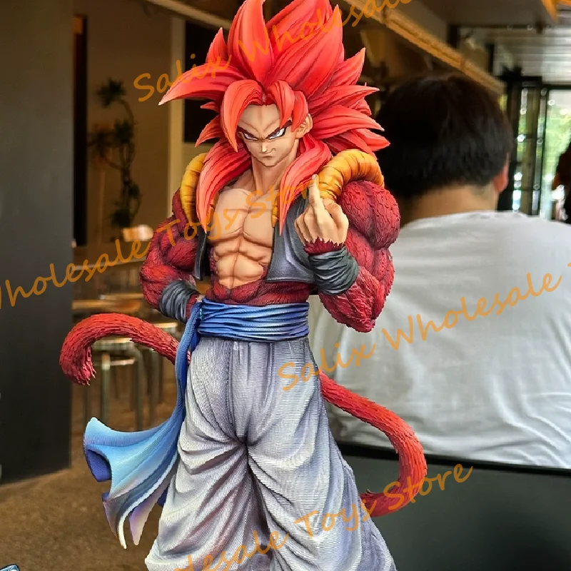 YS Np Studio لعبة دراغون بول Gt Ssj4 Gogeta الشكل سوبر سايان 4 Gogeta عمل أرقام بولي كلوريد الفينيل تمثال جمع نموذج اللعب الهدايا #2