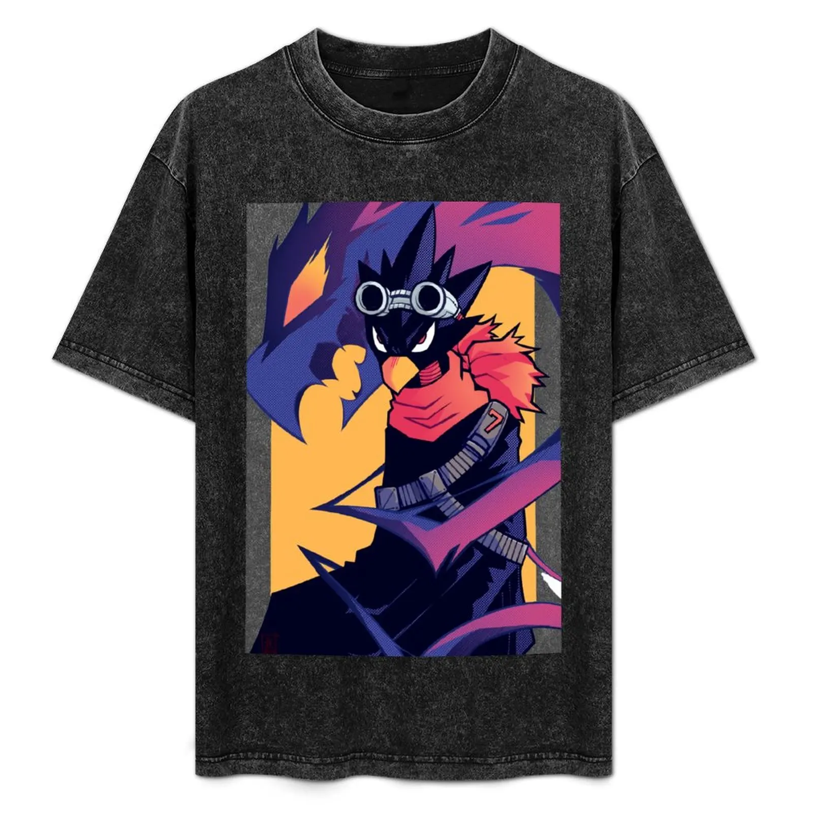 

Tokoyami Fumikage T-Shirt Daily Work Short Sleeve Top