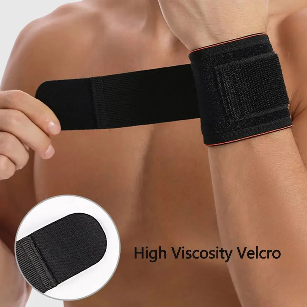 Adjustable Sport Wristband Wrist Brace Wrap Bandage Support Gym Strap Safety Sports Wrist Protector Hand Bands