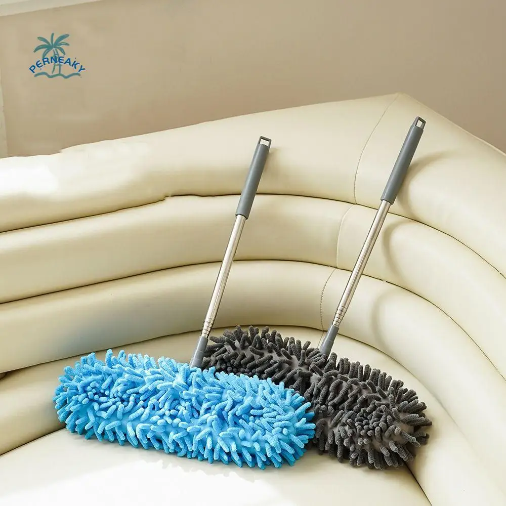 

Multifunction Telescopic Duster Microfiber Material Extendable Handle Microfiber Duster Adjustable Washable Chenille Duster