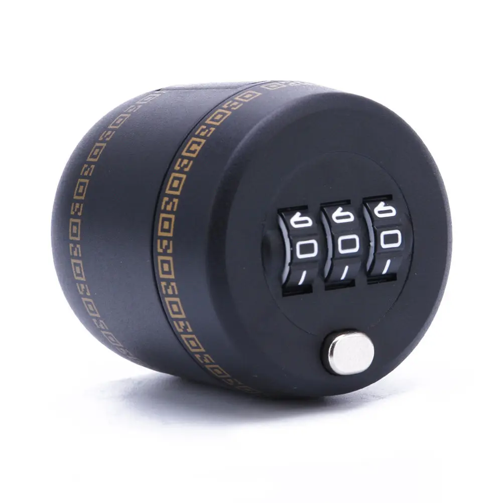Wine Combination Lock 3-Digit Resettable Code Bottle Seal Stopper for Restaurants Pubs Wine Shops Hotels Promotional Gift Use